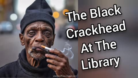 The Black Crackhead At The Library