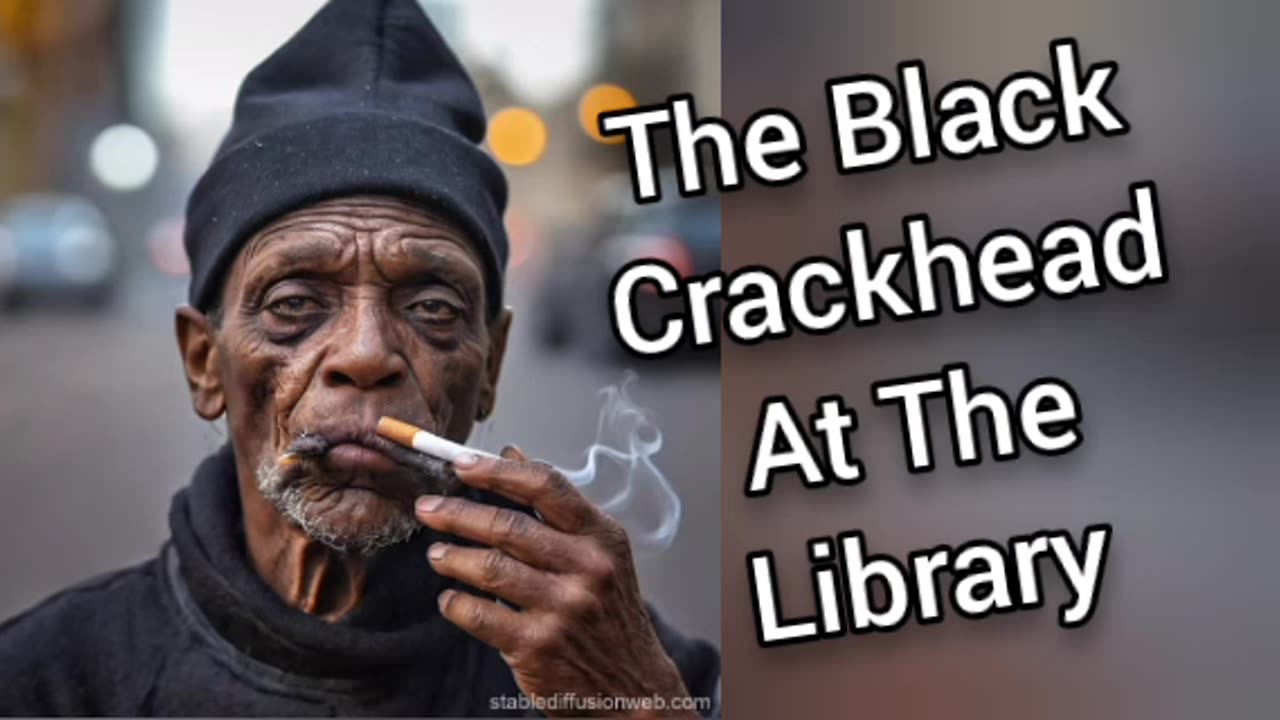 The Black Crackhead At The Library