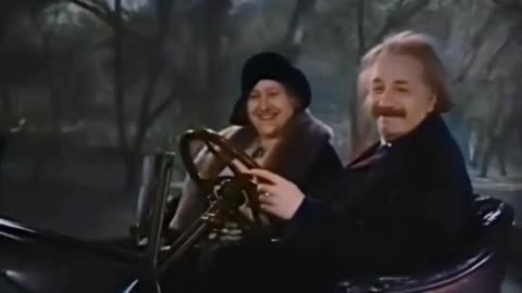 Albert Einstein & the 'Flying Car' – 1931 🚀🕰️