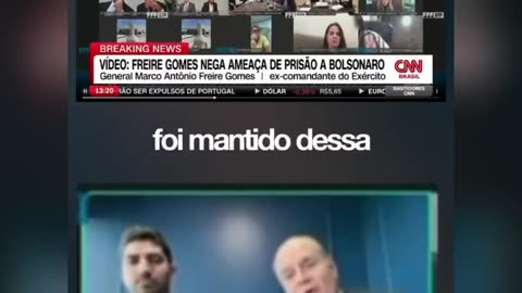 Imagens da Ditadura do STF: General Freire Gomes nega ameaça de prisão a Bolsonaro.