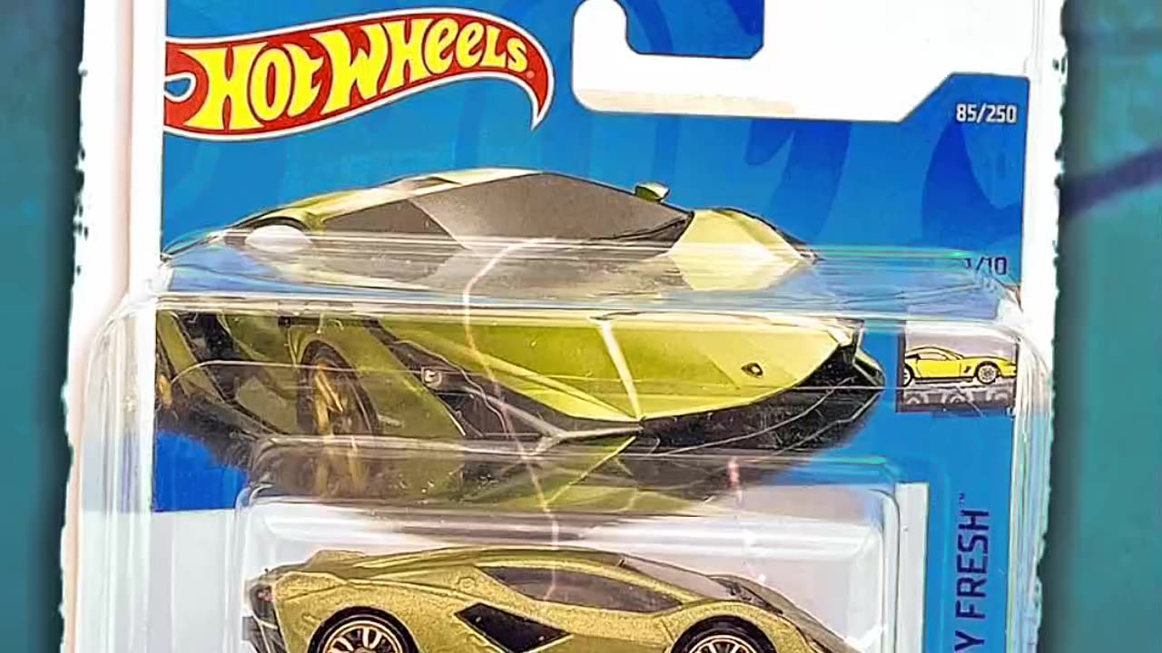Hot Wheels Lamborghini Sián FKP 37 (Gold/Metalflake Verde) #ia #realistic #car #hotweels #image #flypシ