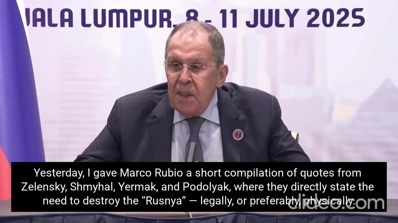 FM Sergey Lavrov discusses his conversation with Marco Rubio