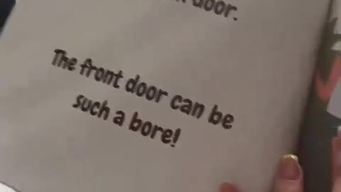 Another children’s story book entitled ‘The Back Door’