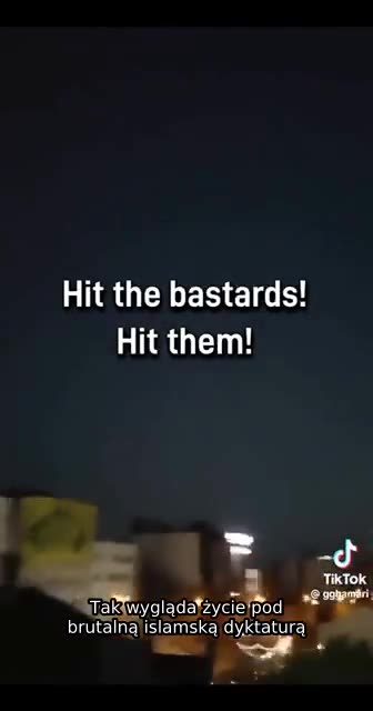 Naród irański popiera bombardowania swojego kraju, w którym rządzą brutalni dyktatorzy.