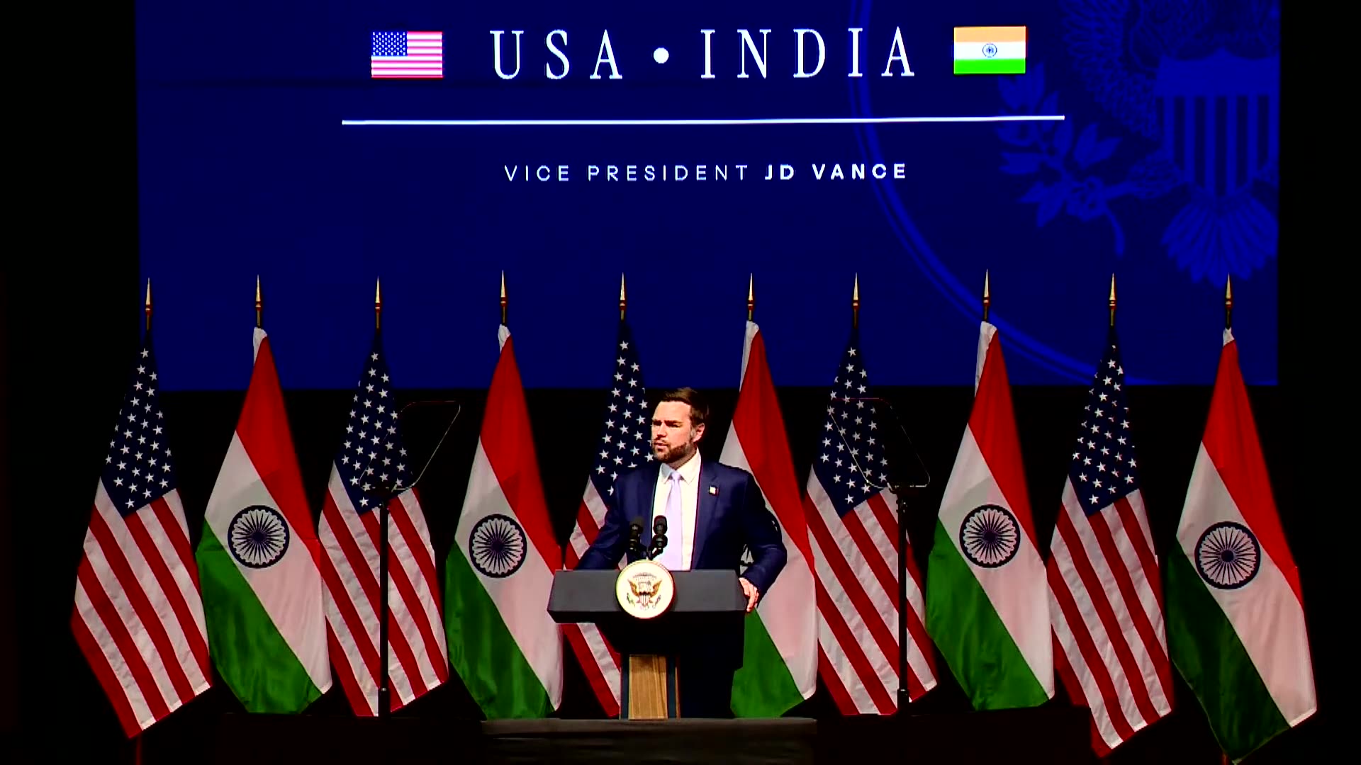 Vice President JD Vance Delivers Remarks on the U.S. and Indias Shared Priorities