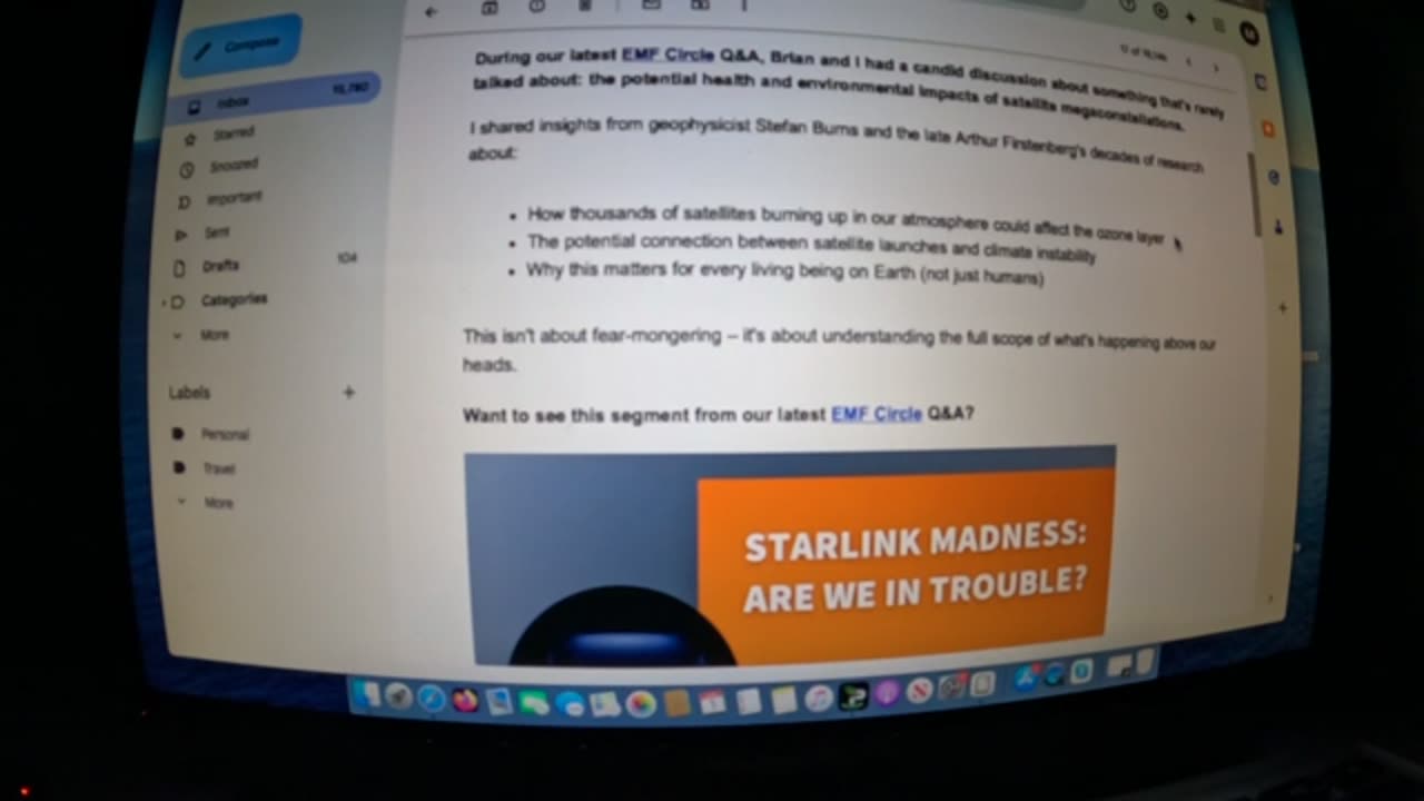 Starlink space junk