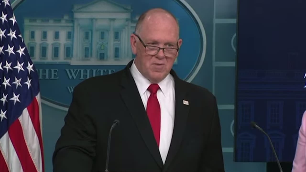 Border Czar Tom Homan Closes Press Briefing with Stern Warning for Illegal Aliens