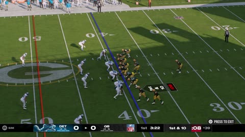Madden 25 Green Bay Packers Franchise Year 1 Game 9 Lions Vs Packers CPU Vs CPU