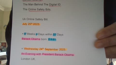 It's all about Barack Obama. Got it? Movie: Pi Faith in Chaos.