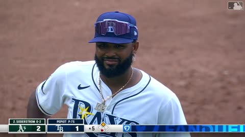 ¡Junior Caminero con la mano limpia!