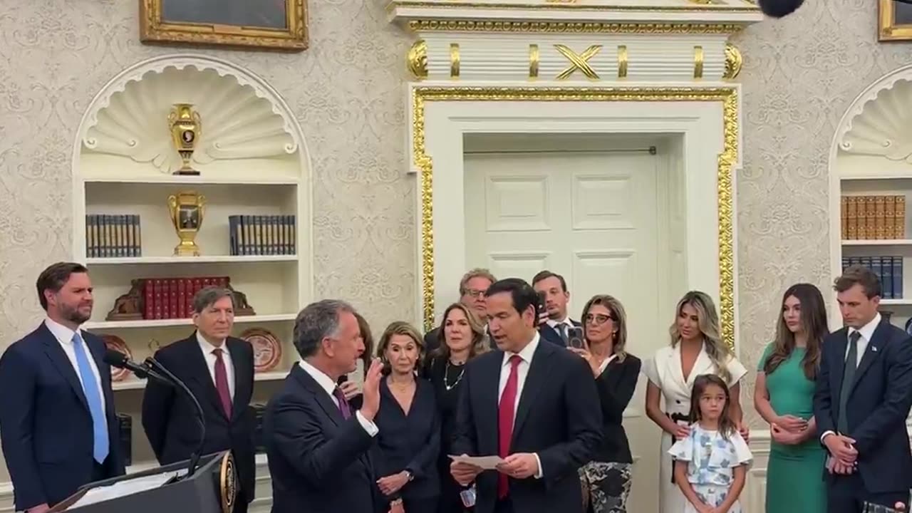 Steve Witkoff officially sworn in as Special Envoy for the Middle East