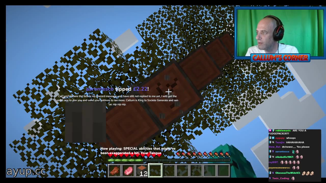 ayupcc - Callum's Corner - 10/08/25 - Completing Minecraft Continues