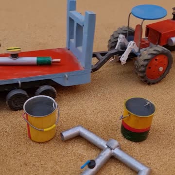 Mini Water Well And A Plant Tree Rural Project 😱👍🏻🤓