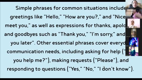 simple phrases