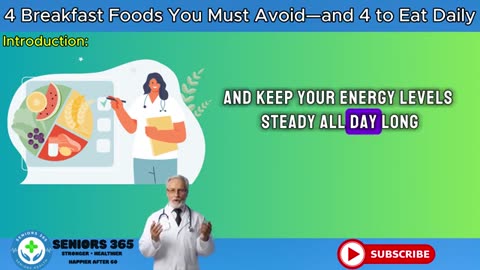 SENIORS, 4 WORST Breakfast Foods You Should NEVER T21t Seniors 365_part2
