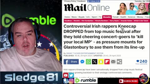 Irish rappers Kneecap dropped for saying d*l*te local MPs