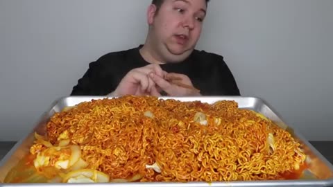 How Much I Weigh Now.... Spicy Noodles Mukbang_part2