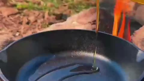Alone on a Mountain – I Cooked the Most Satisfying Meal Ever 🔥