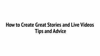 Why We All Should be Excited by the Trend Toward Live?