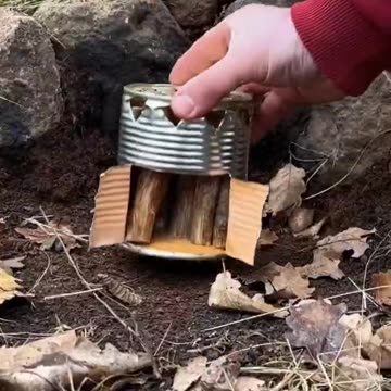 DIY rocket stove for the last stand...Save it! Share!