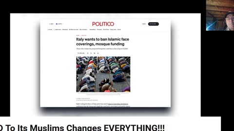 Italy No Head Coverings - Iran Treats - Trump Bombings - Clintons and Epstein -1-14-26