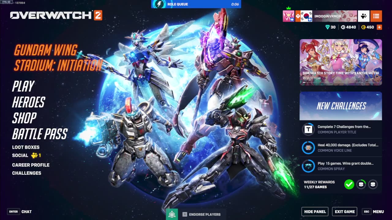 Some quick plays because I can with my partner :3 ♡ Overwatch 2