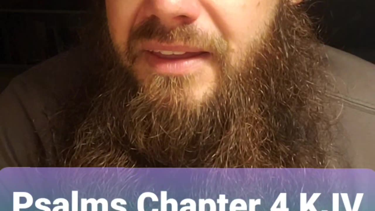 Safety In The LORD, Psalms Chapter 4..