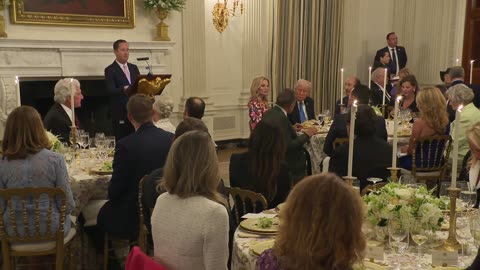 President Trump Participates in a Kennedy Center Board Dinner