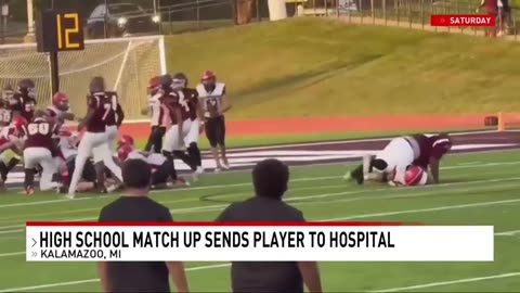 Negro Football High School Football Player Breaks White Kids Spine with Illegal Dirty Attack