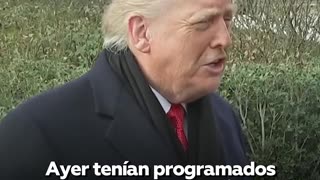 Trump ante reportes de aplazamiento de ataque contra Irán