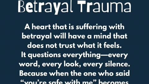 What is Betrayal Trauma with Eden's Living TV ch 16 WYBU