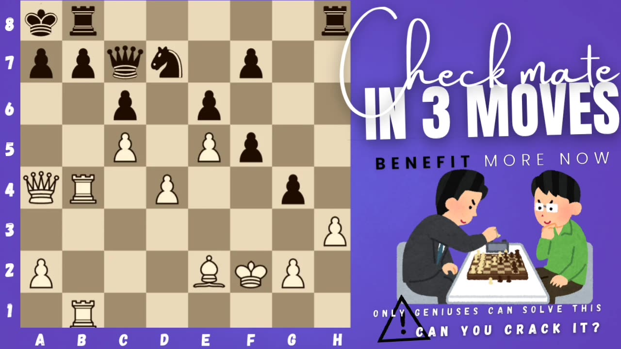 Can you checkmate in 3 moves? (P.5) (White to play)♟️