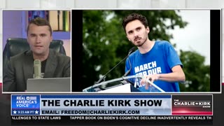 Charlie Kirk Roasts David Hogg As 'Compliant Little Beta' For Gushing Over Jasmine Crockett