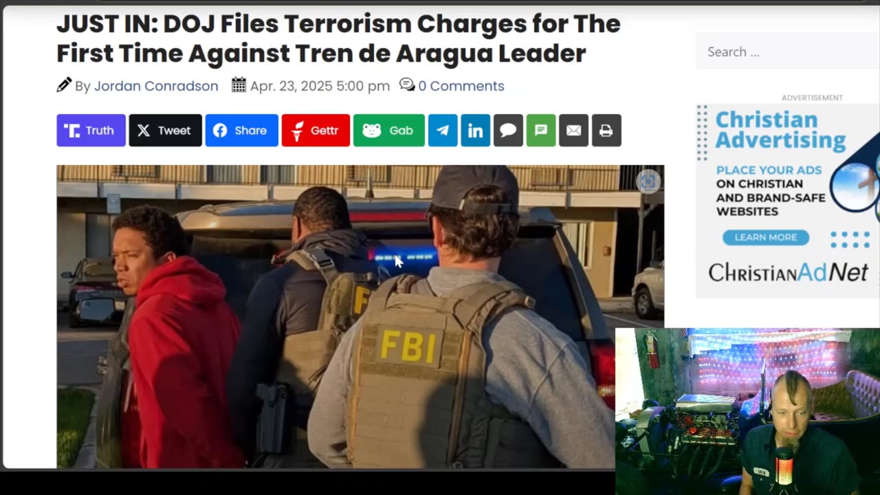 BREAKING DOJ Files Terrorism Charges for The First Time Against Tren de Aragua Leader