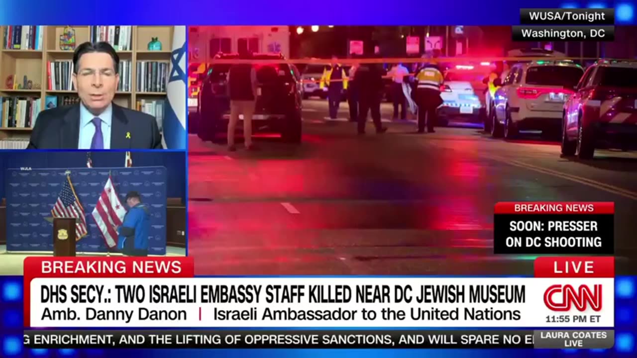Israeli UN Ambassador: Leftists 'Spreading Lies' of 'Genocide' Led to Killing of Embassy Staffers