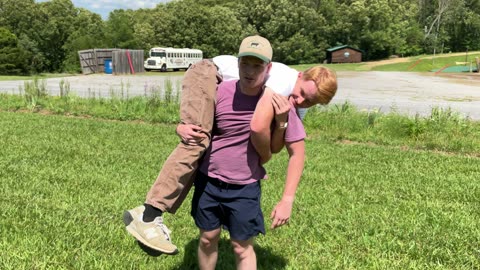 Camp Hope Squad Wars Relay Instruction Video - Fireman Carry