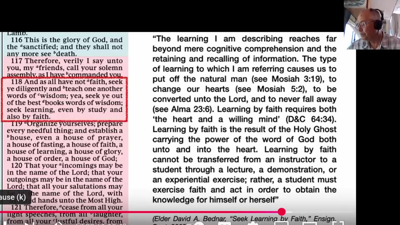Part 5 Section 88 - Resurrection in Part - Greetings of Teacher - Be Example - 8-16-25