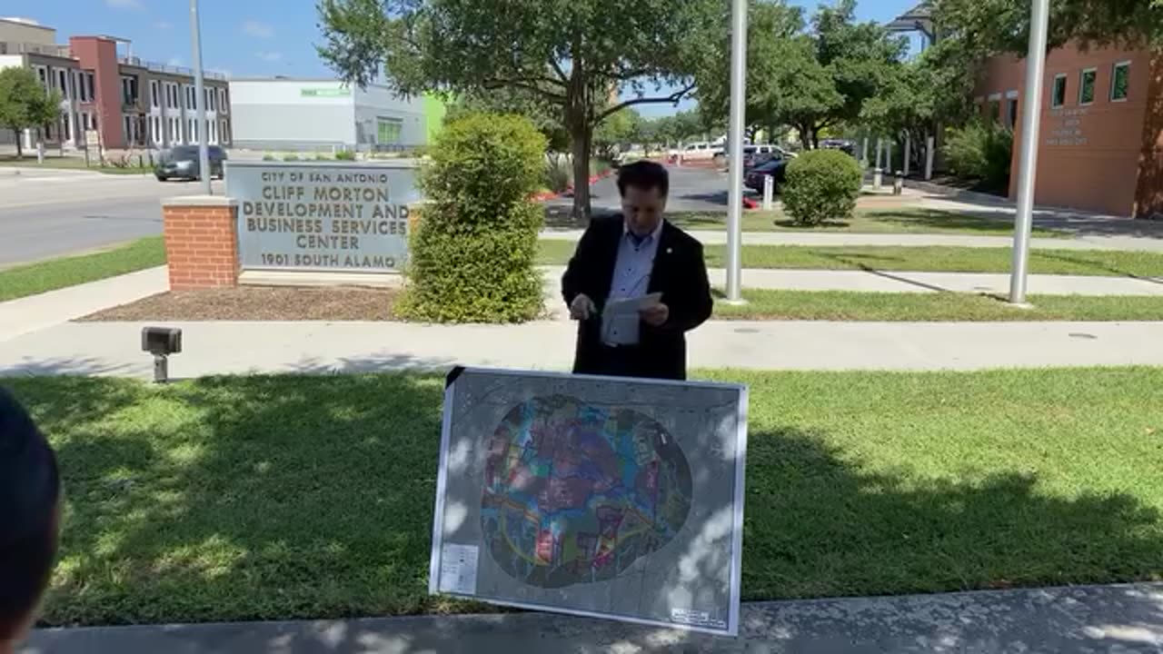 Press conference on the city of San Antonio’s a quarter mile unlawful San Antonio ICOD overlay