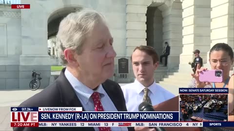 Sen. Kennedy calls Saturday session ordered by Trump 'Organized grab ass'