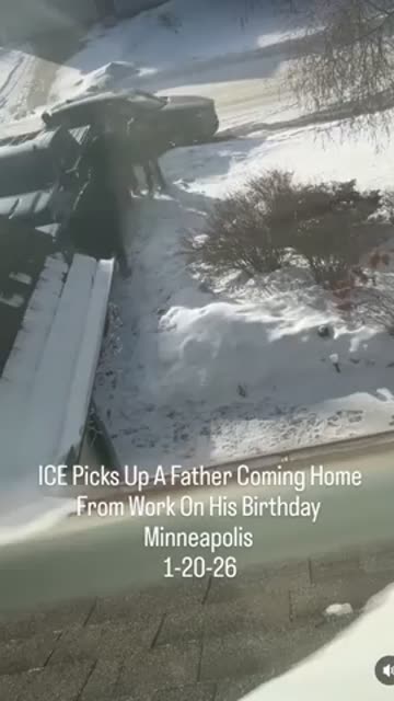 ICE Picks Up A Illegal Alien Coming Home From Work On His Birthday in Minneapolis