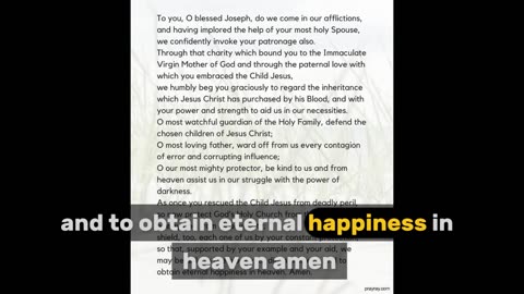 Year of Saint Joseph Prayer