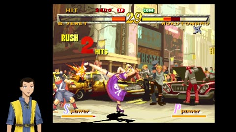 Garou Mow: Mark of the Wolves (Dreamcast/RetroArch) Bonne Jenet story run!