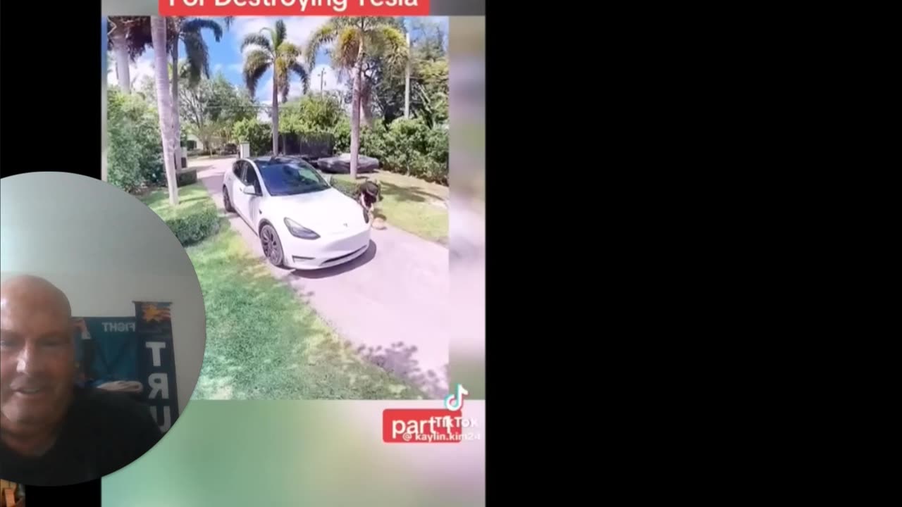lady arested for shooting tesla