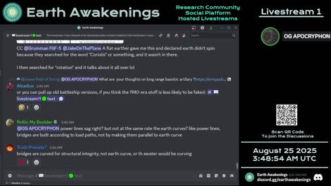 Earth Awakenings - Livestream 1 - #3376