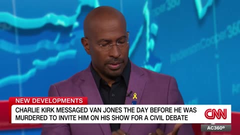 Van Jones Shares Emotional Text Sent by Charlie Kirk