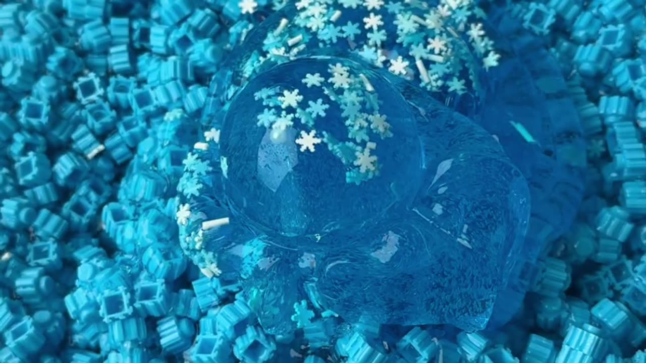 SATISFYING WINTER SLIME SCOOPS ❄️