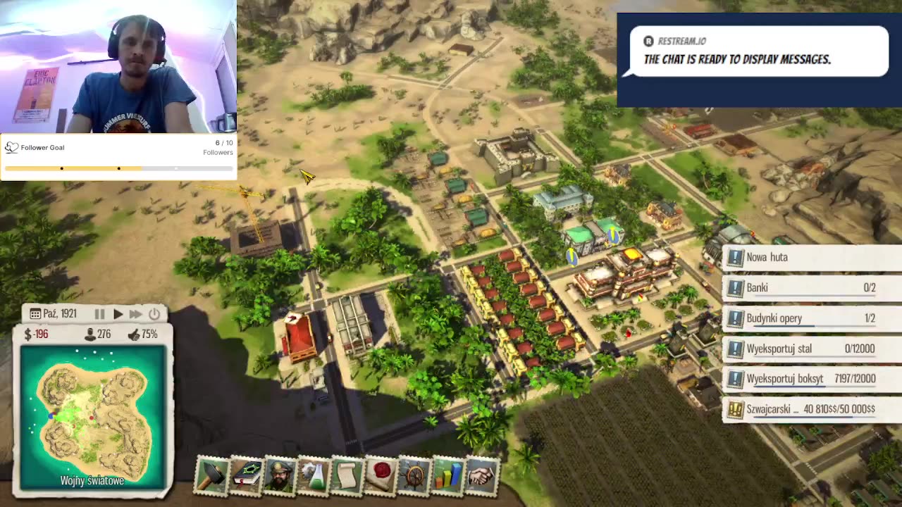 🏝 Playing Tropico 5 Campaign pt.3 - A new face of the World! 🏝
