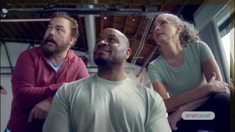 Thunder Dan in a Smart Asset commercial...with an A**