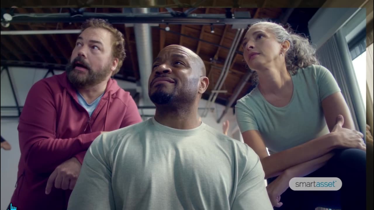 Thunder Dan in a Smart Asset commercial...with an A**