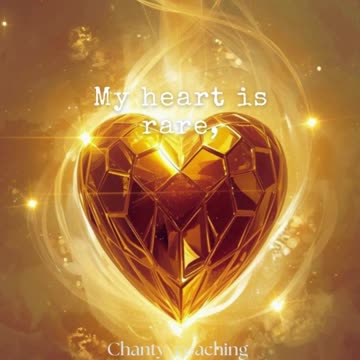 Affirmations- My heart is rare,